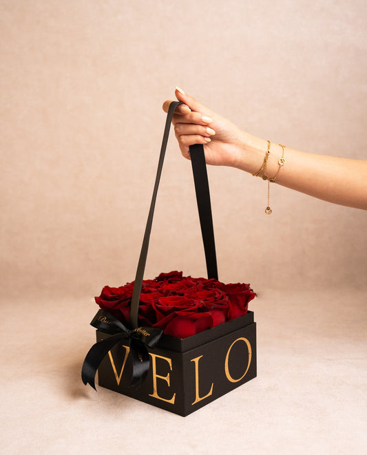 Crimson Bloom Bag