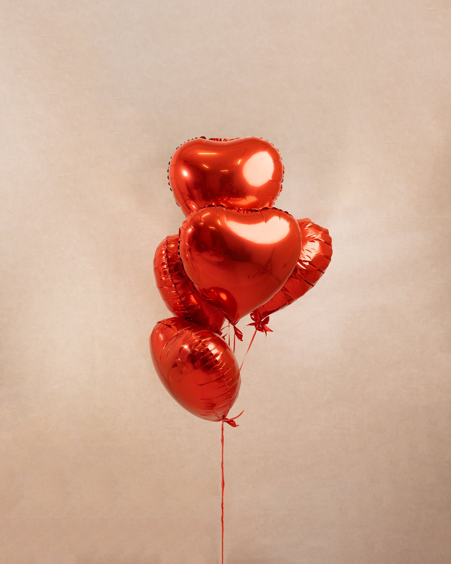 Red Heart Balloon Bouquet